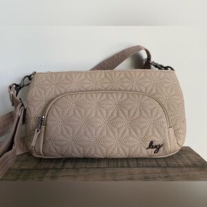 Lug Flyer Matte Luxe VL Small Convertible Crossbody Bag Sand